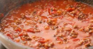 Boiling veggies on recipe of Beans Recipe