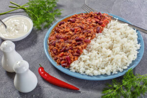 Serving for Red Beans and Rice Recipe