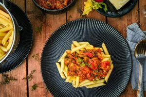 Red papper pasta 