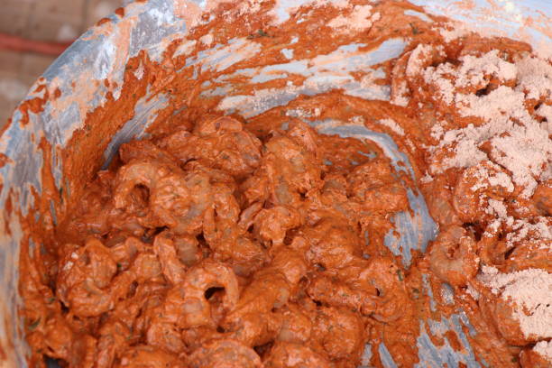 marinate prowns Shrimp Coconut Curry Indian-Kerala Special Dish