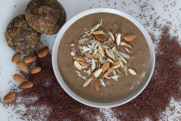 Ragi Porridge with Milk and Jaggery Healthy Recipes For Weight Gain-Top 10 Healthy Recipes