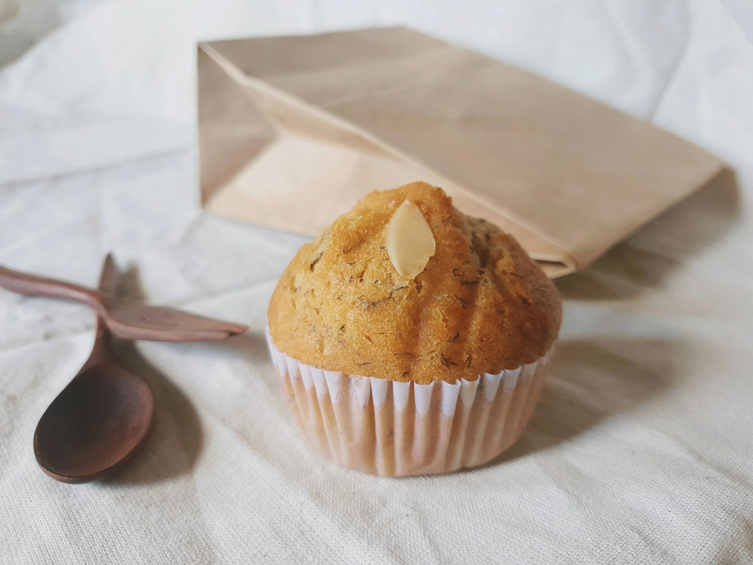 Banana & Almond mini muffins