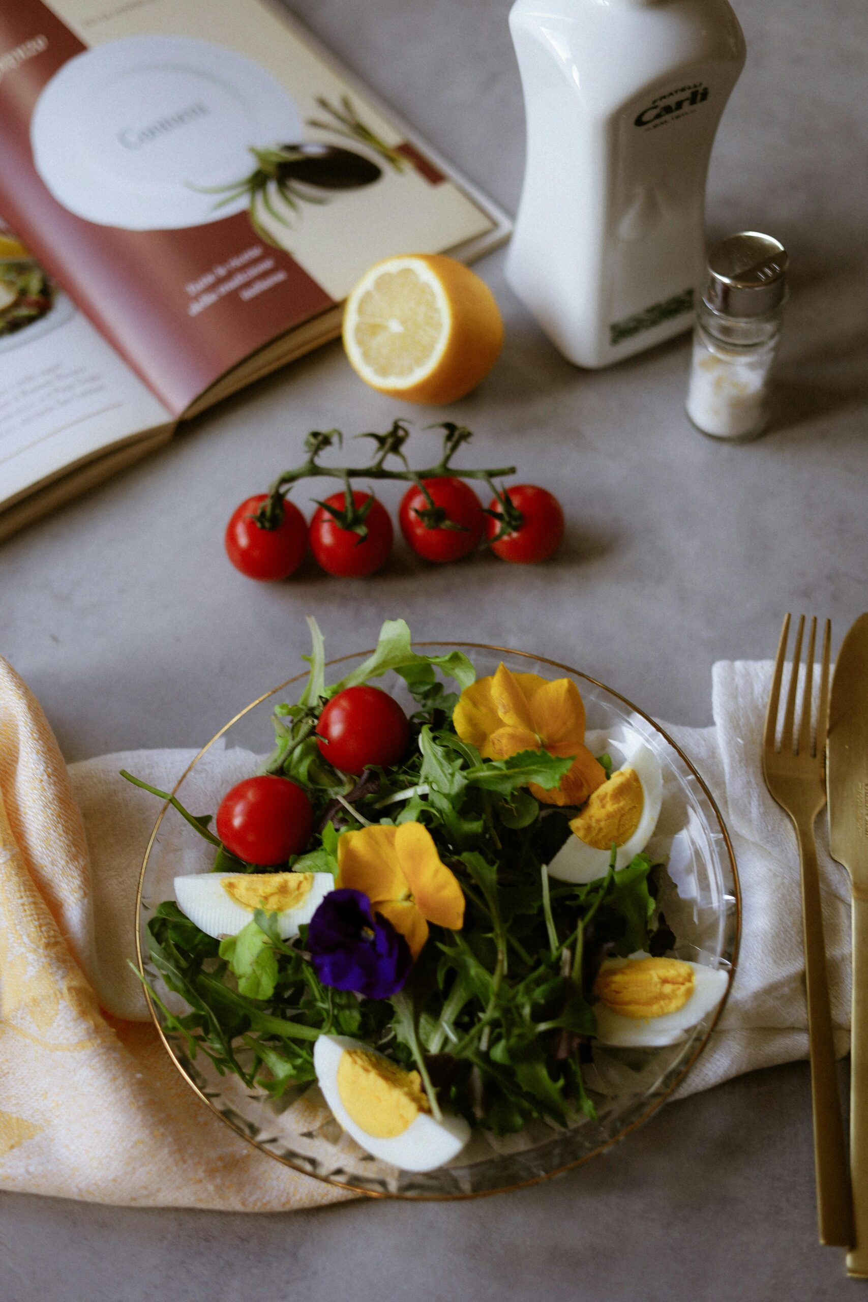 Boiled Egg Salad Cups