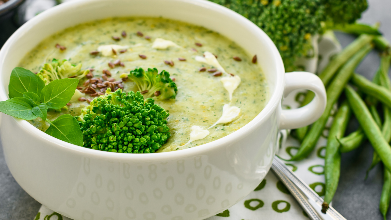 Broccoli & Almond Cream Soup