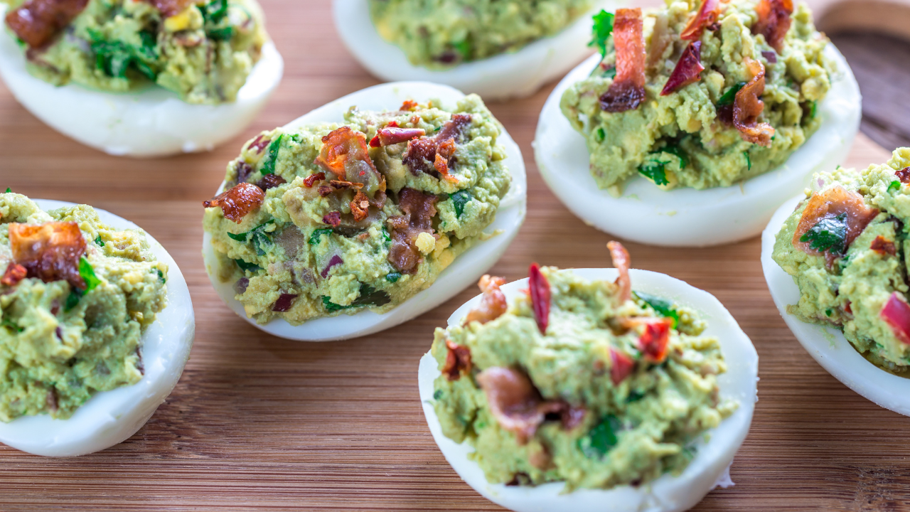 Deviled Eggs with Bacon