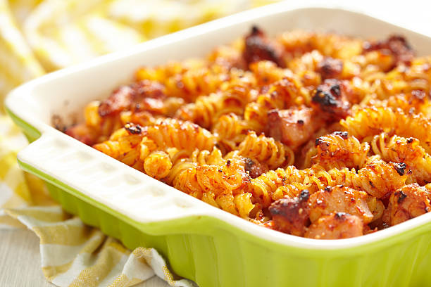 Buffalo Chicken Pasta Bake